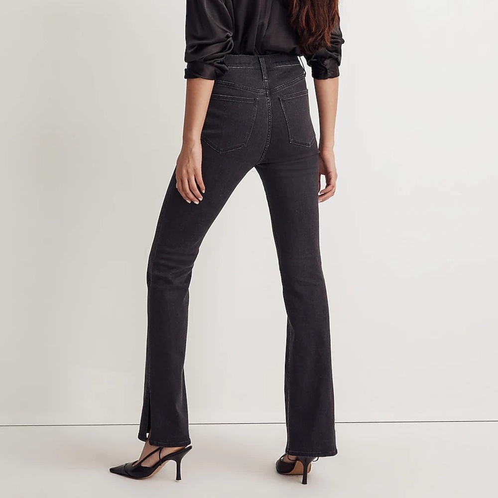 Madewell Jeans Women’s 28 Roadtripper Skinny Flare Denim Slit-Hem NWT